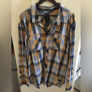 Harley-Davidson® Men's Black
Label Long Sleeve Plaid Shirt 96668-17VM 3XL XXXL